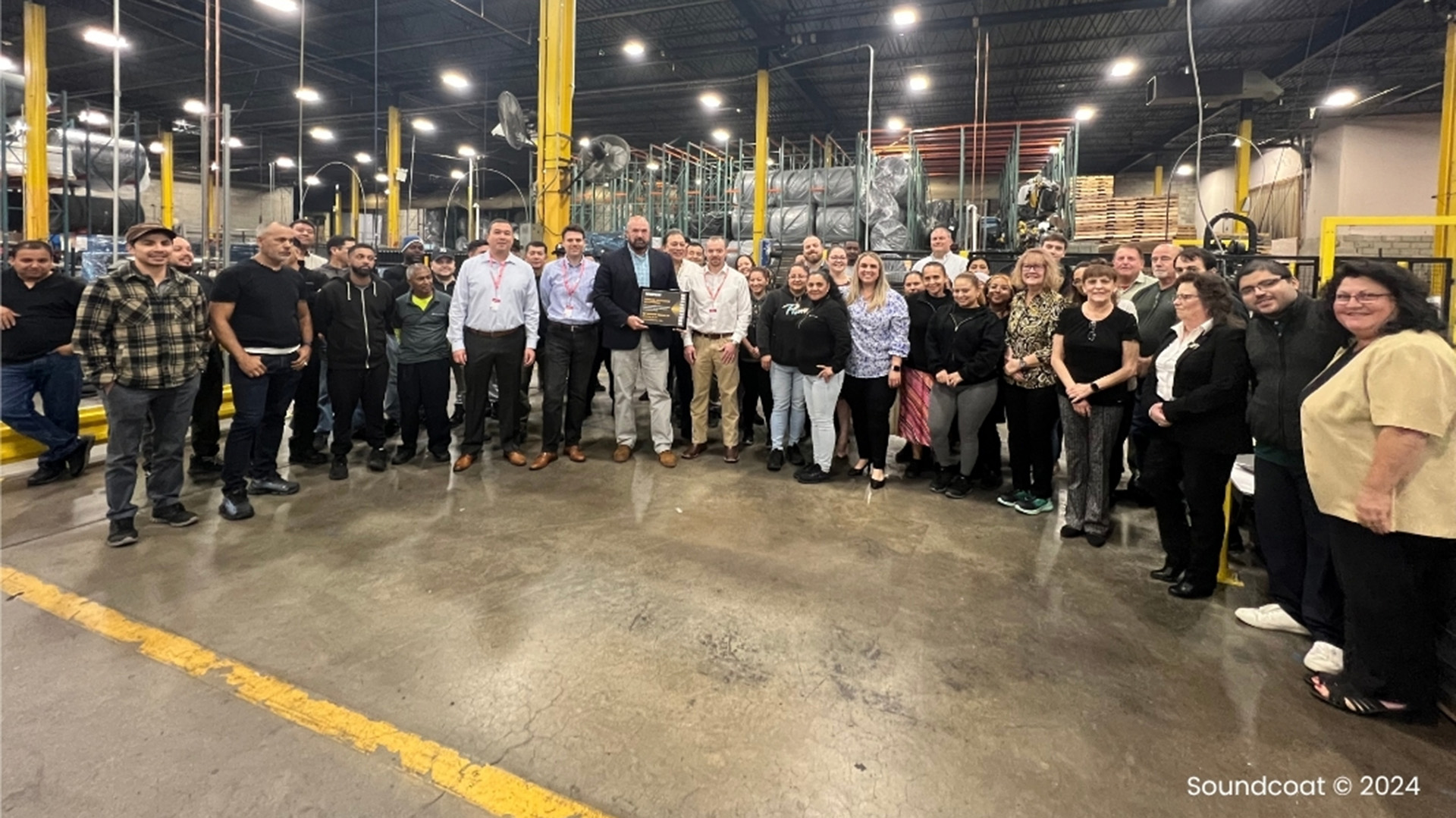 Soundcoat Caterpillar Supplier Excellence Team