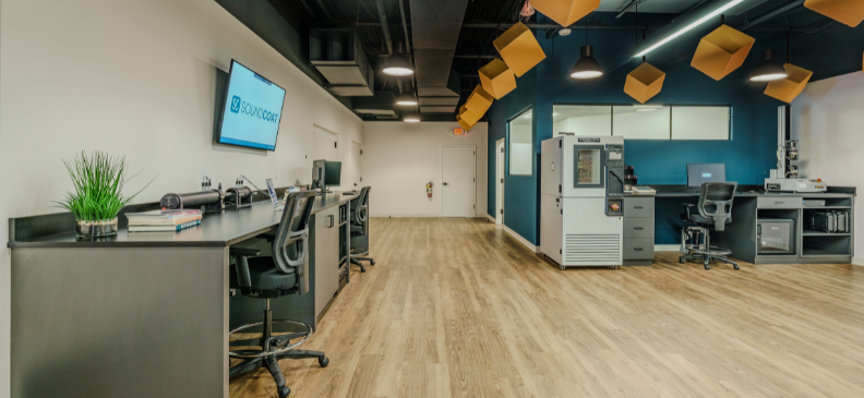 Renovated Soundcoat acoustics lab