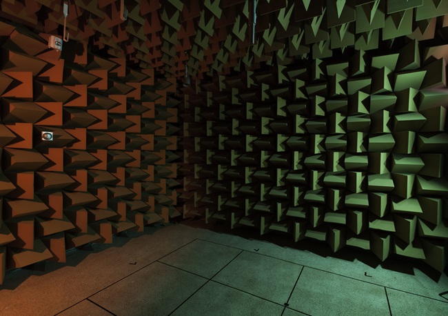 Hemi-Anechoic Chamber testing